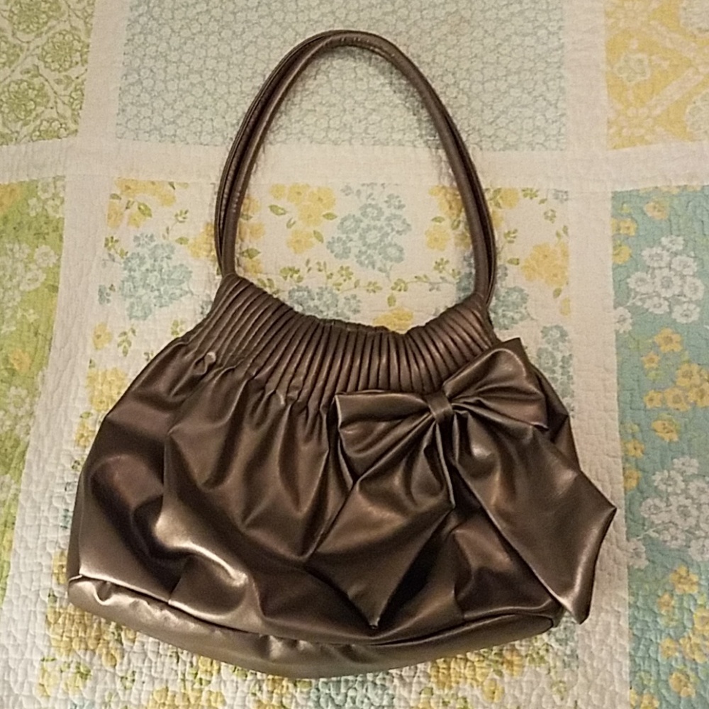 American Eagle Metallic Bronze Purse